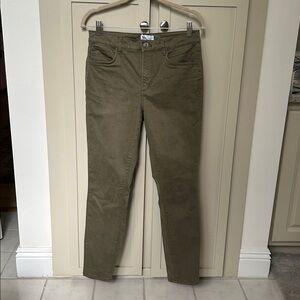 LOFT Olive Green Skinny Pants, size 6/28